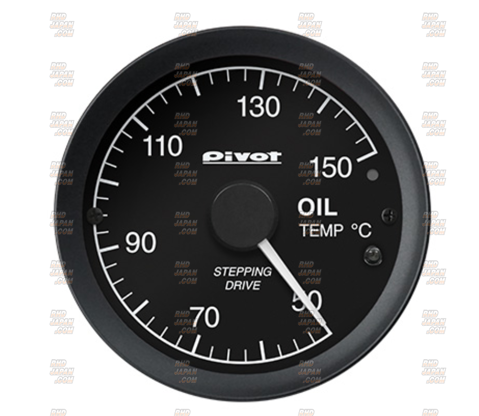 Pivot GT Gauge 60 Water Temperature Meter - Sensor Type - RHDJapan